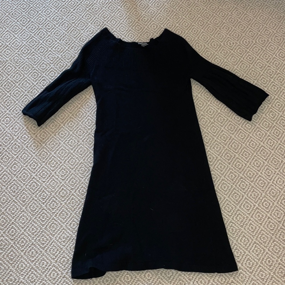 Ann Taylor black knit dress